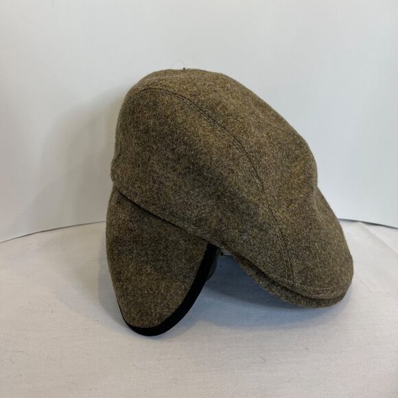 Gottman EUC 100% Virgin Wool Cap Flaps Model Jackson K Brown 55-S - Picture 3 of 12
